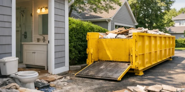 What Bathroom Remodel Dumpster Size Do You Need?