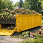 Yard Debris Dumpster Rental for Big Cleanups